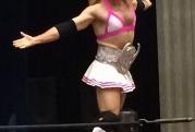 Ladybeard en el ring de lucha