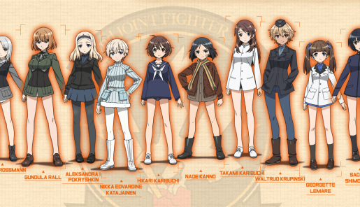 Personajes de spinoff de Brave Witches